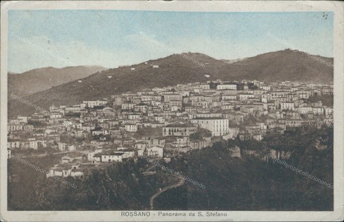Cu392 cartolina rossano - cartolina,