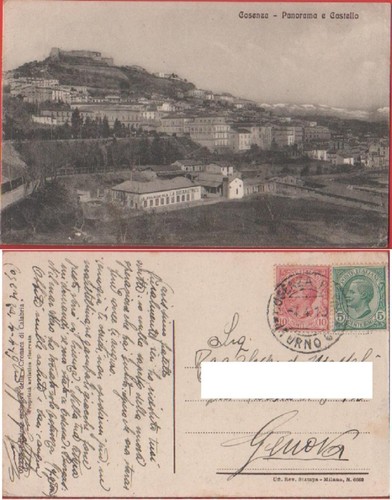Cartolina cosenza panorama - cosenza.panorama, e