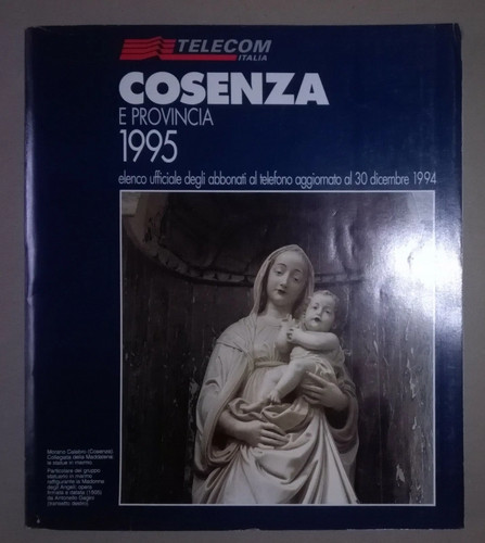 Elenco telefonico cosenza 1995 - cosenza,