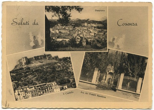 Cosenza saluti con 3 - cosenza,,