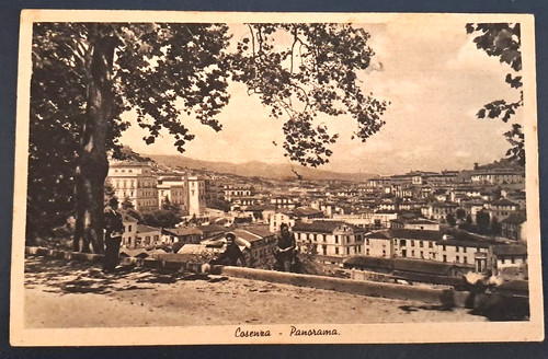 Cartolina cosenza panorama - cartolina,