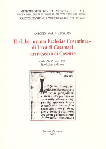 Liber usuum ecclesiae - il, "liber