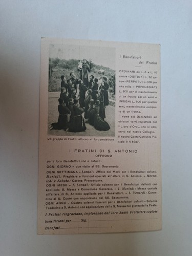 Cartolina collegio antonio - cartolina,