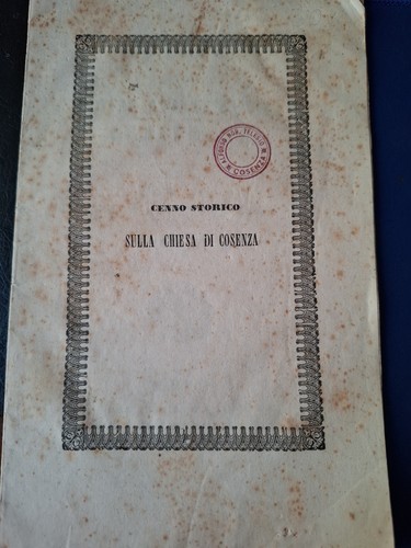 Cosenza 1847 cenno - cosenza,