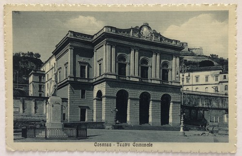 Cartolina cosenza teatro - cartolina,
